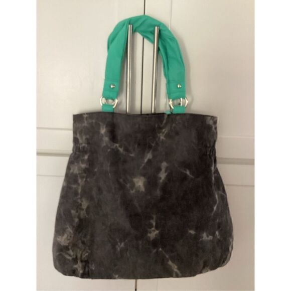 Arizona Peace Shoulder Bag Boho Tie Dyed Teal Brown BLING - Picture 3 of 9